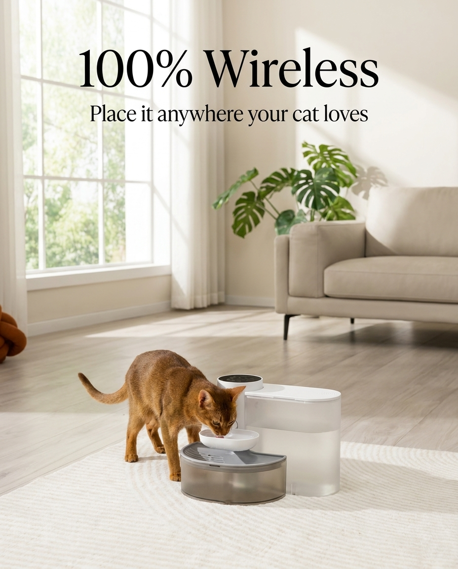Velora™ FreshFlow Cat Water Station